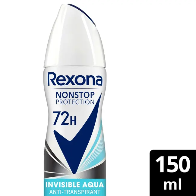 Rexona Anti-transpirant Deospray Non-stop Bescherming Invisible Aqua 150 ml