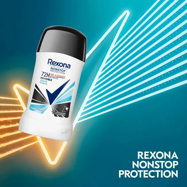 Rexona Anti-transpirant Deostick Non-stop Bescherming Onzichtbaar Aqua 50 ml