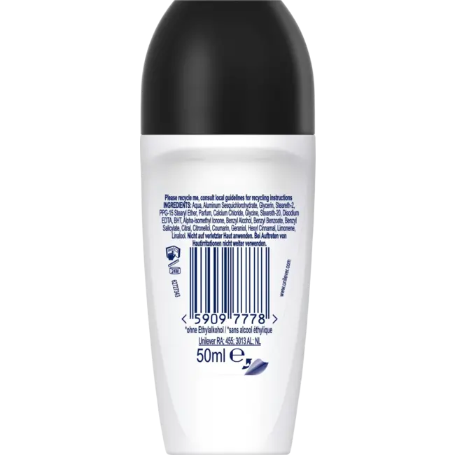 Rexona Antitranspirant Deo Roll-on Non-stop Bescherming Onzichtbaar Aqua 50 ml