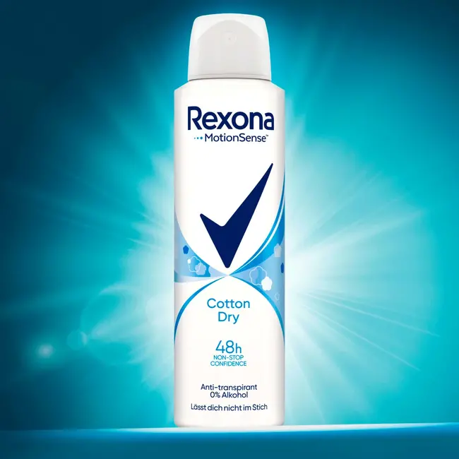 Rexona Antitranspirant Deospray katoen droog 150 ml