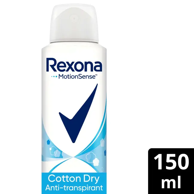 Rexona Antitranspirant Deospray katoen droog 150 ml