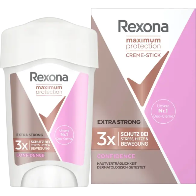 Rexona Antitranspirant Deocreme Maximale bescherming Vertrouwen 45 ml