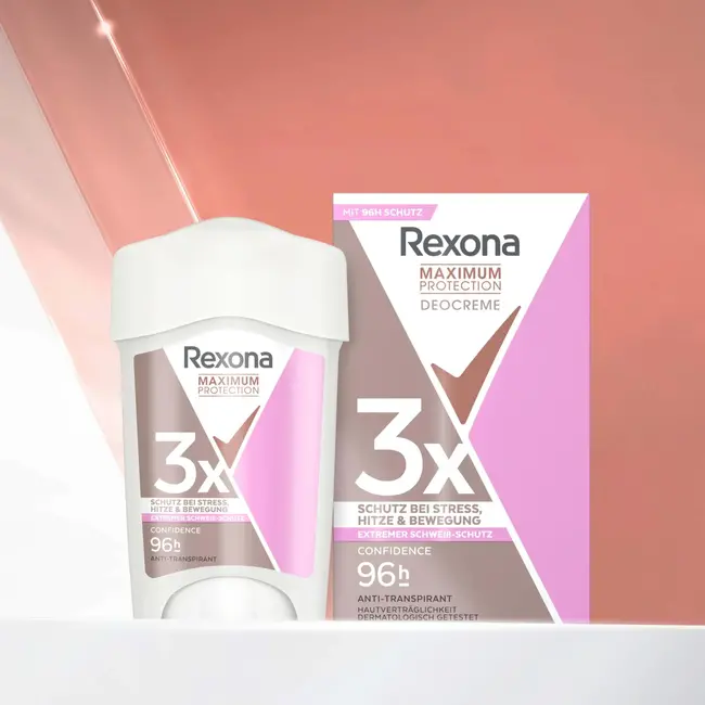Rexona Antitranspirant Deocreme Maximale bescherming Vertrouwen 45 ml