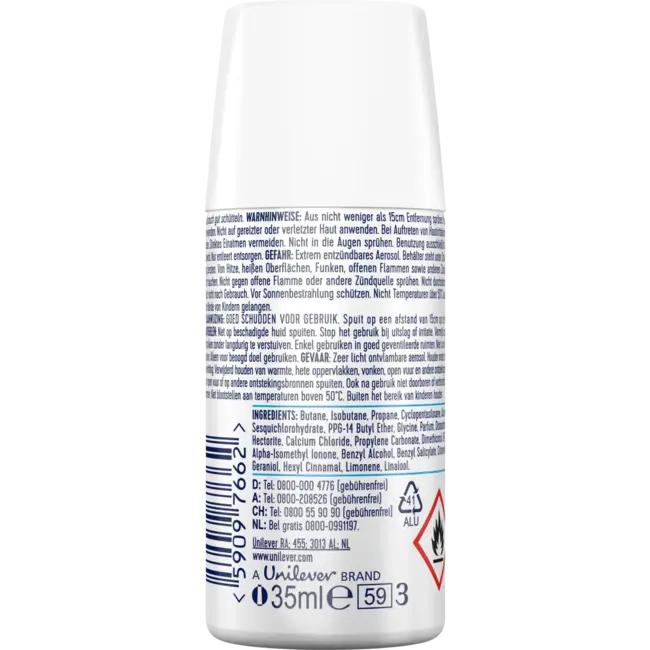 Rexona Antitranspirant Deospray Nonstop Protection Cotton Dry, Reisegröße 35 ml