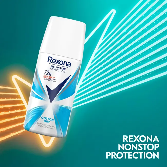 Rexona Antitranspirant Deospray Nonstop Protection Cotton Dry, Reisegröße 35 ml