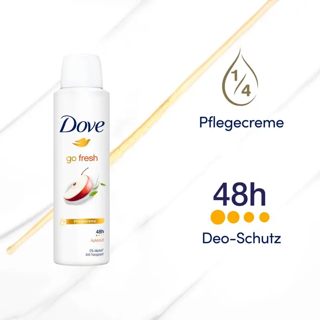 Dove Antitranspirant Deospray Go Fresh Apfelduft 150 ml