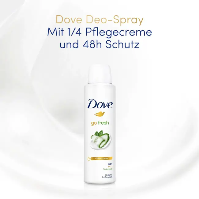 Dove Anti-transpirant deodorantspray Go Fresh komkommergeur 150 ml
