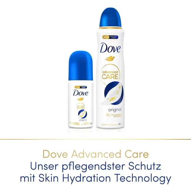 Dove Antitranspirant Deospray Advanced Care Original, Reisegröße 35 ml