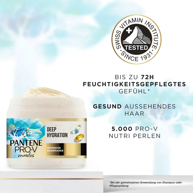 PANTENE PRO-V Haarmasker wonderen Hydra Glow Deep Hydration 300 ml