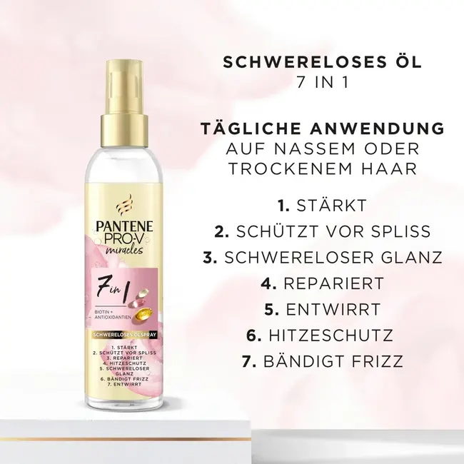 PANTENE PRO-V Haarbehandelingswonderen 7in1 haaroliespray 145 ml