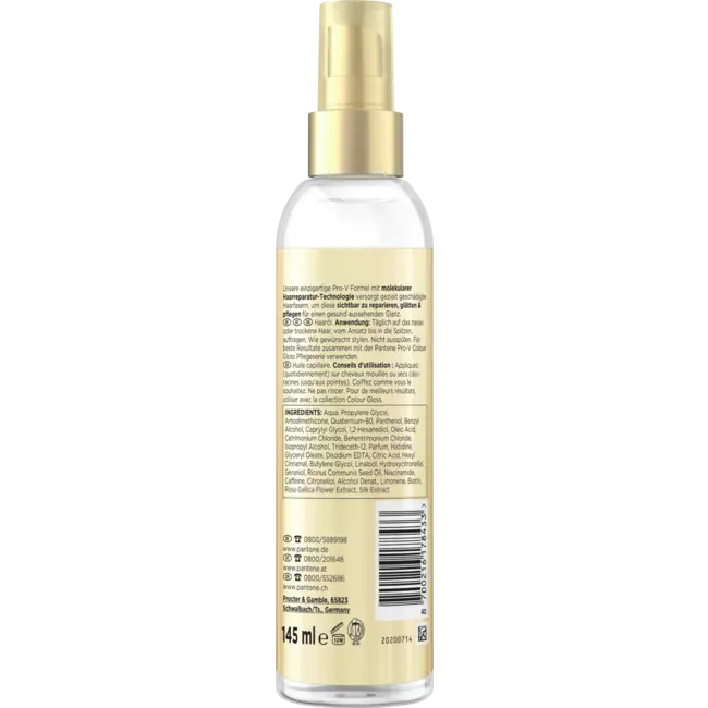 PANTENE PRO-V Haarbehandelingswonderen 3 seconden glans, haaroliespray 145 ml
