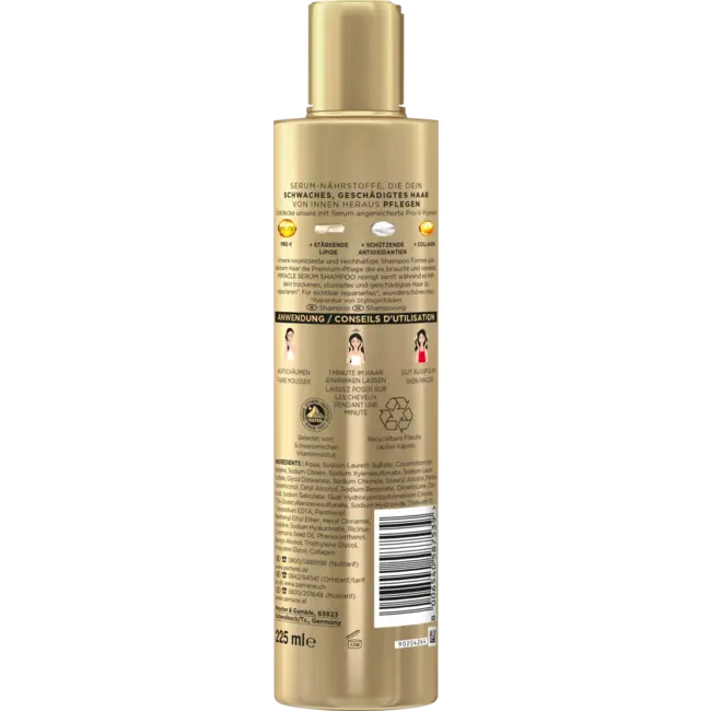 PANTENE PRO-V Shampoo Reparatie & Verzorging, Collageen Miracle Serum 225 ml