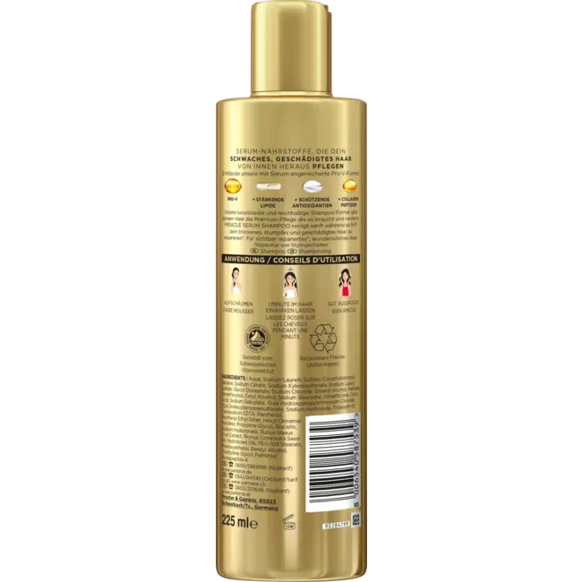 PANTENE PRO-V Shampoo Reparatie & Verzorging, Collageen Miracle Serum 225 ml