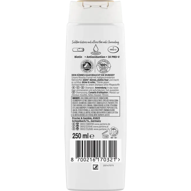 PANTENE PRO-V Shampoo wonderen Volume & Lift 250 ml
