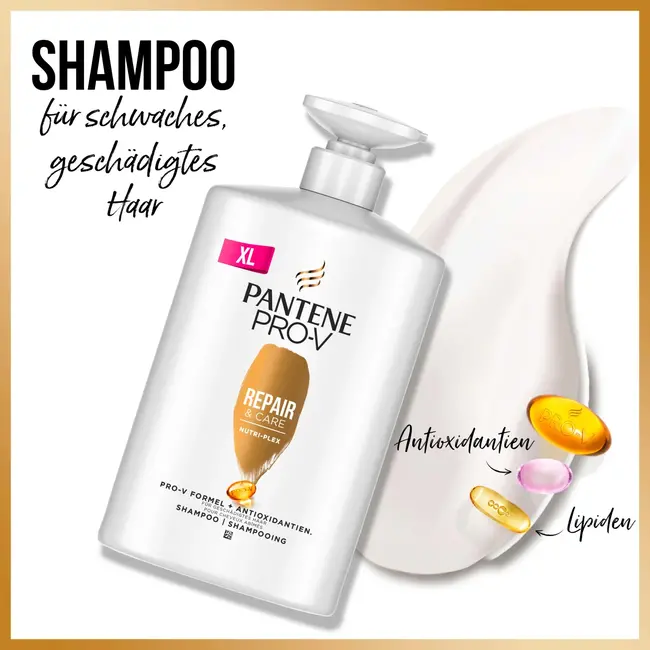 PANTENE PRO-V Shampooreparatie en -verzorging 1000 ml