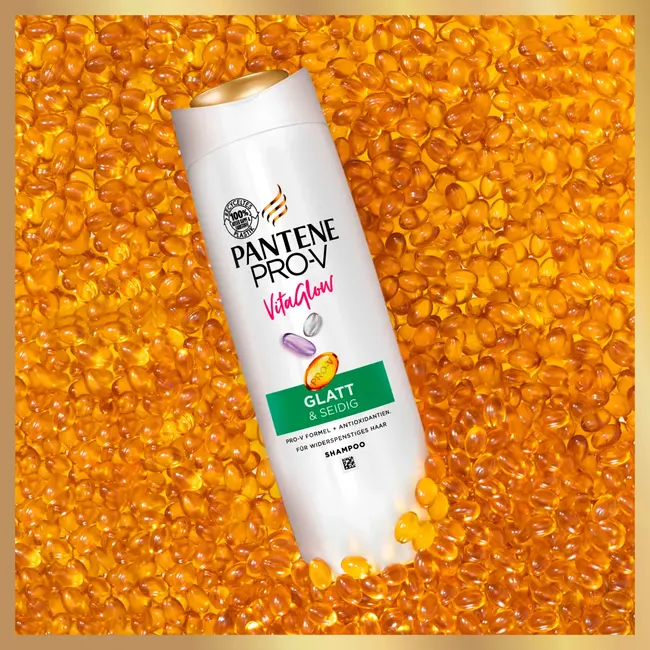 PANTENE PRO-V Shampoo Vita Glow Glad en zijdeachtig 300 ml