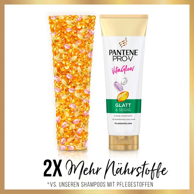 PANTENE PRO-V Conditioner Vita Glow Glad en zijdeachtig 200 ml