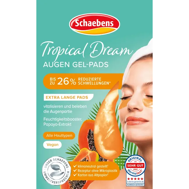 Schaebens Augen Gel-pads Tropical Dream (1 Paar) 2 St