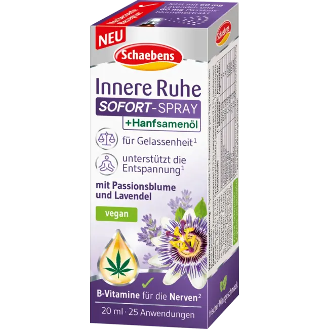 Schaebens Innerlijke Rust Instant Spray 20 ml
