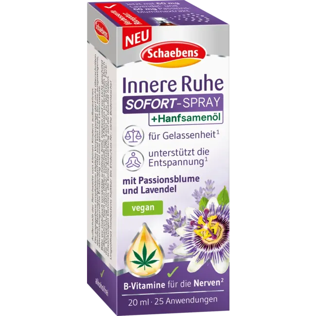 Schaebens Innerlijke Rust Instant Spray 20 ml