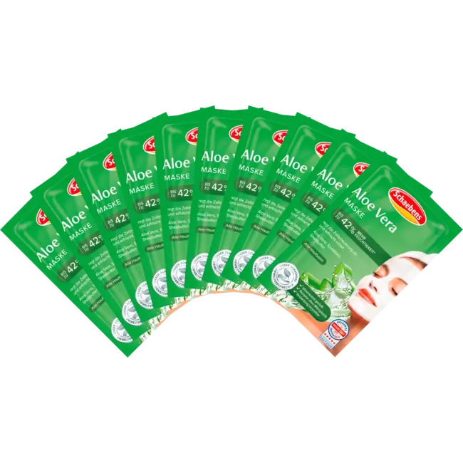Schaebens Gezichtsmaskers Aloë Vera (10 St.x2x5 Ml) 100 ml
