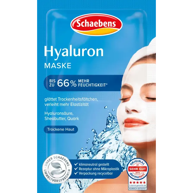Schaebens Gezichtsmaskers Hyaluron (10 St.x2x5 Ml) 100 ml