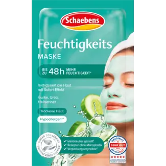 Schaebens Schaebens Gezichtsmasker Vocht Onmiddellijke Werking (2 X 5 Ml)