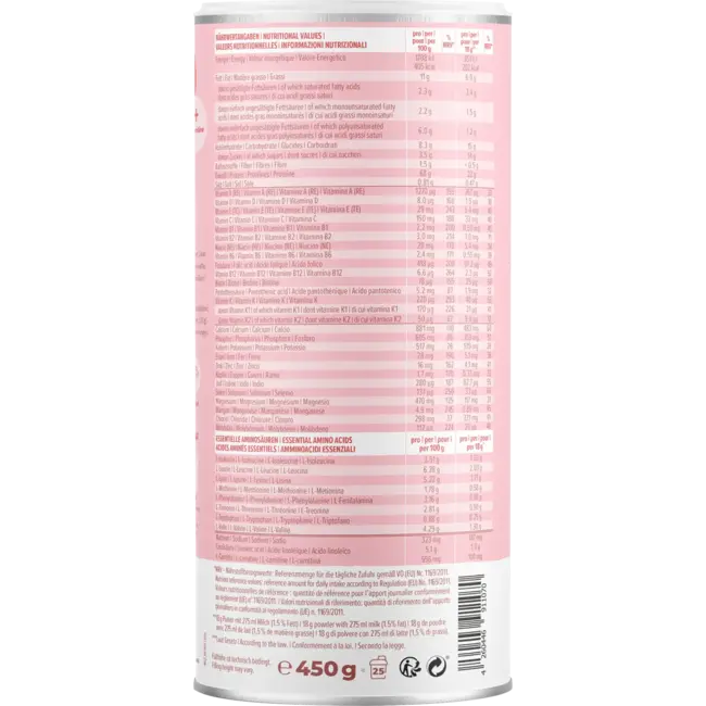 SHEKO Shake Aardbei 450 g