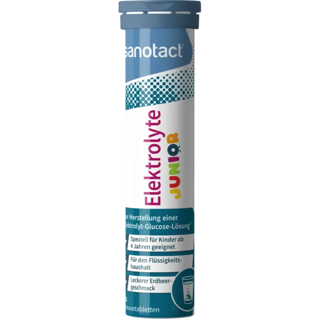 sanotact Electrolyte Junior Bruistabletten 16 Stuks 65 g