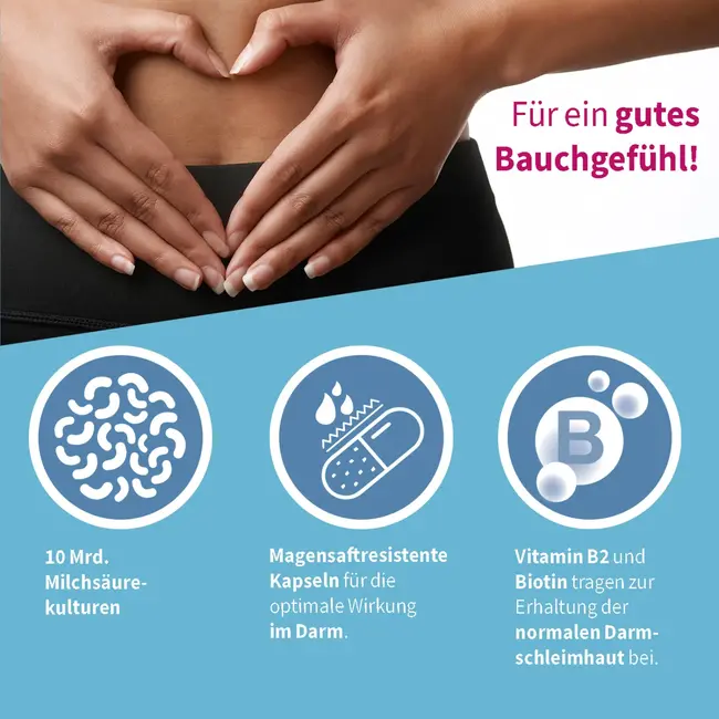 sanotact Prodarm + Melkzuurculturen Capsules 20 St. 8 g