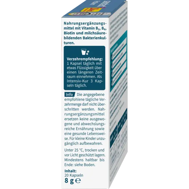 sanotact Prodarm + Melkzuurculturen Capsules 20 St. 8 g