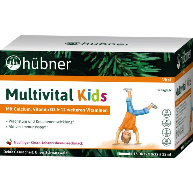 Hübner Multivital Kids Direktsticks 15 St 225 ml
