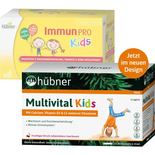 Hübner Multivital Kids Direktsticks 15 St 225 ml