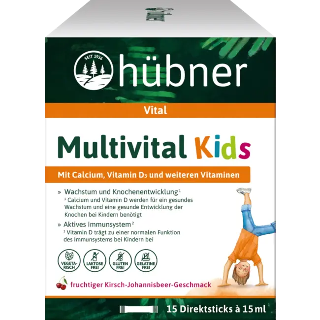 Hübner Multivital Kids Direktsticks 15 St 225 ml