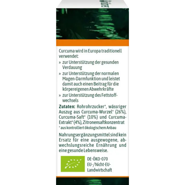 Hübner Curcuma Druppels 20 ml