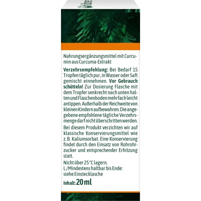 Hübner Curcuma Druppels 20 ml