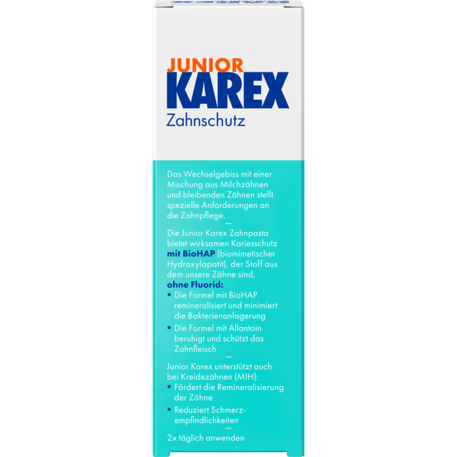 KAREX Tandpasta Kids Junior, Fluoridevrij Vanaf 6 Jaar 65 ml