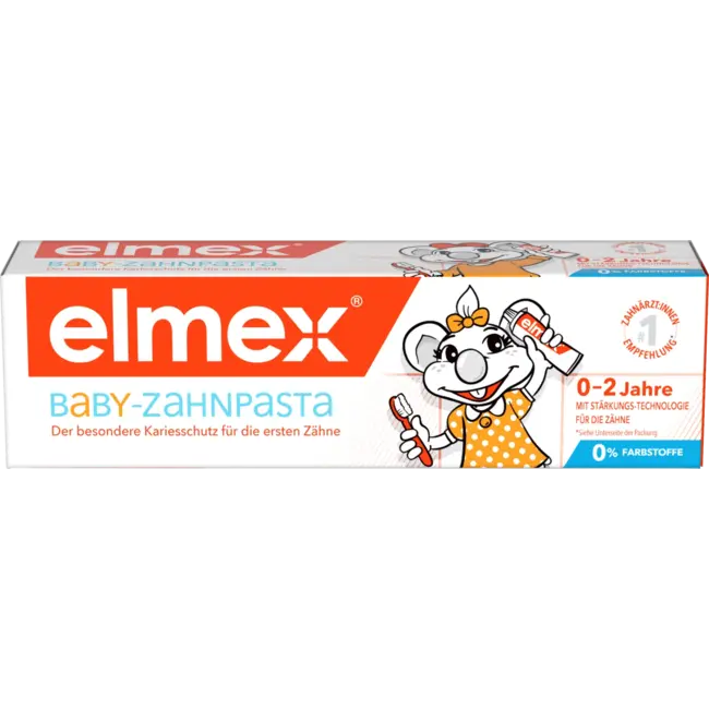 elmex Tandpasta Baby, 1e Tand Tot 2 Jaar 50 ml