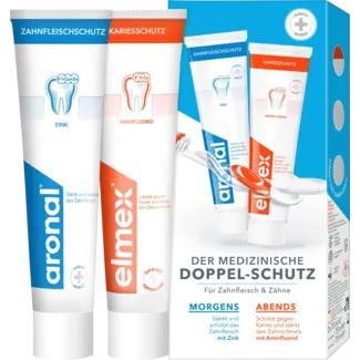 Elmex elmex Zahnpasta Aronal & Elmex Mundhygiene-set (2 X 75 Ml)
