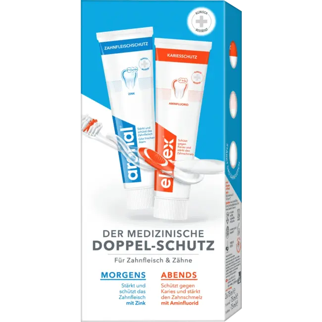 elmex Zahnpasta Aronal & Elmex Mundhygiene-set (2 X 75 Ml) 150 ml