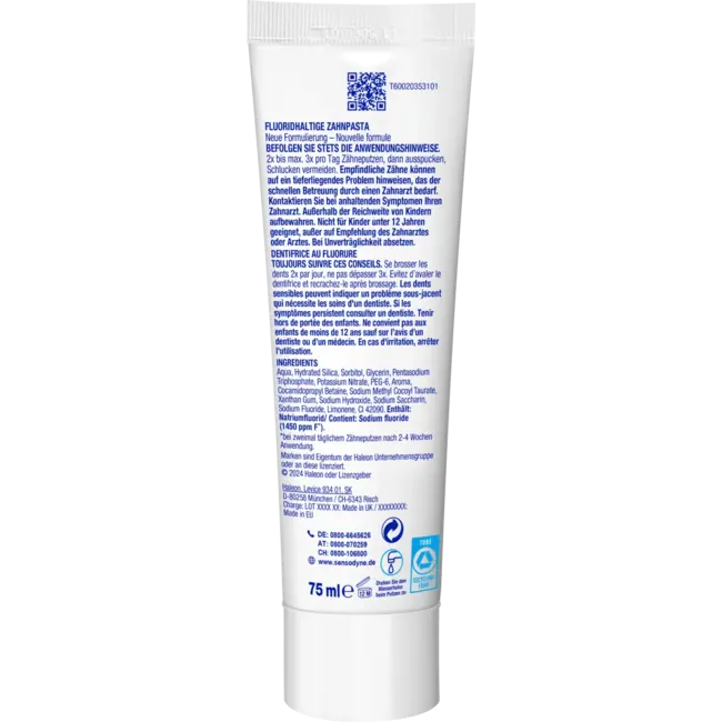 Sensodyne Zahnpasta Multicare Original 75 ml