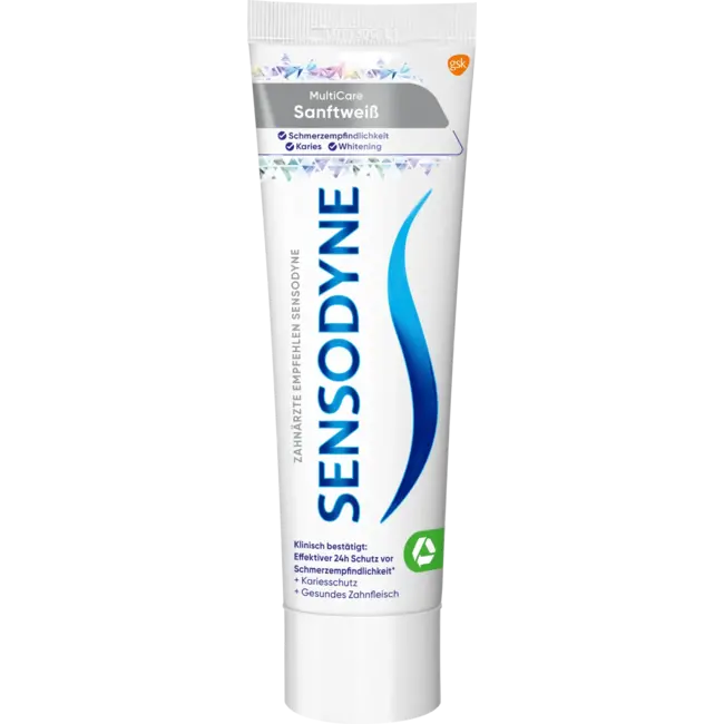 Sensodyne Tandpasta Multicare Zachtwit 75 ml