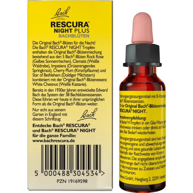 Bach RESCURA PLUS Bachbloesems Nachtrust Druppels 10 ml
