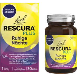 Bach RESCURA PLUS Bach RESCURA PLUS Rustige Nachten Bachbloesemcapsules