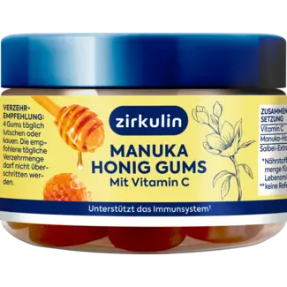 Zirkulin Zirkulin Manuka Honig Rubber 25 Weichgummis