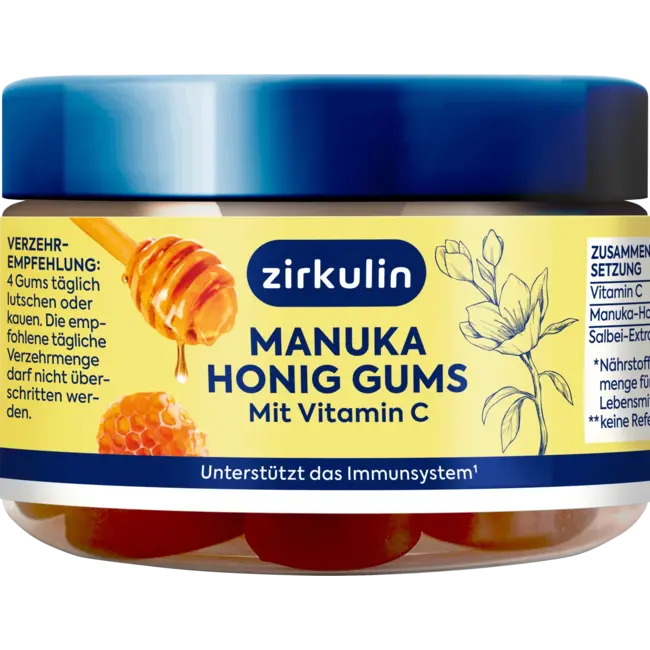 Zirkulin Manuka Honig Rubber 25 Weichgummis 75 g