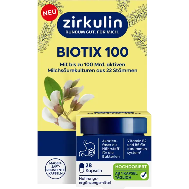 Zirkulin BIOTIX 100 Kapseln 28 St 12 g