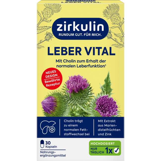Zirkulin Lever Vital Hooggedoseerd 30st 26 g