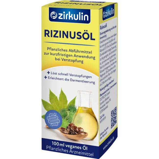 Zirkulin Ricinusolie 100 ml