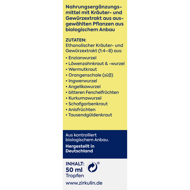 Zirkulin Bitter Elixer 50 ml